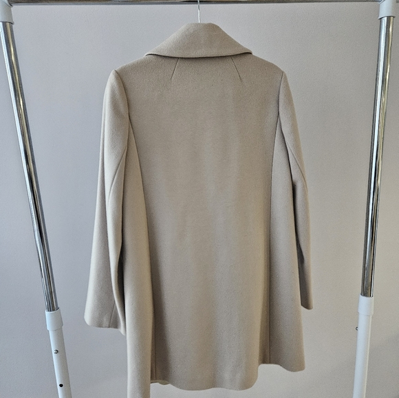 Wool, Gray/Nude coat - Picture 4 of 6